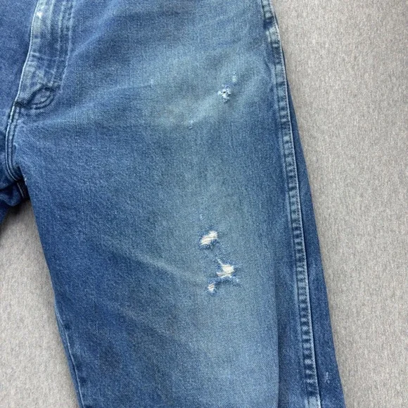 Wrangler Jeans Means 36x32 Cowboy Cut Original Fit George Straight Blue Rodeo - Picture 7 of 16